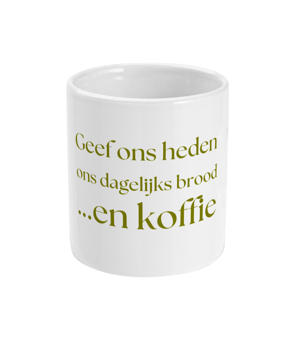 Geef ons heden ons dagelijks brood mok