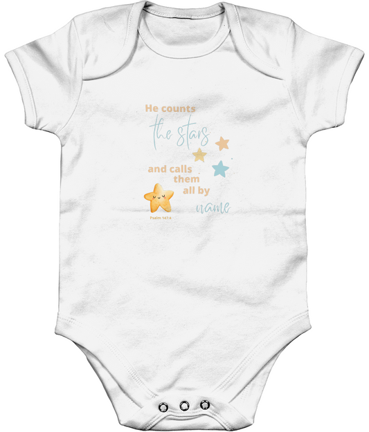 He counts the stars and calls them all by name