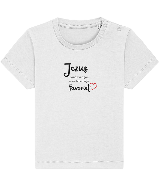 Jezus houdt van jou maar ik ben Zijn favoriet
