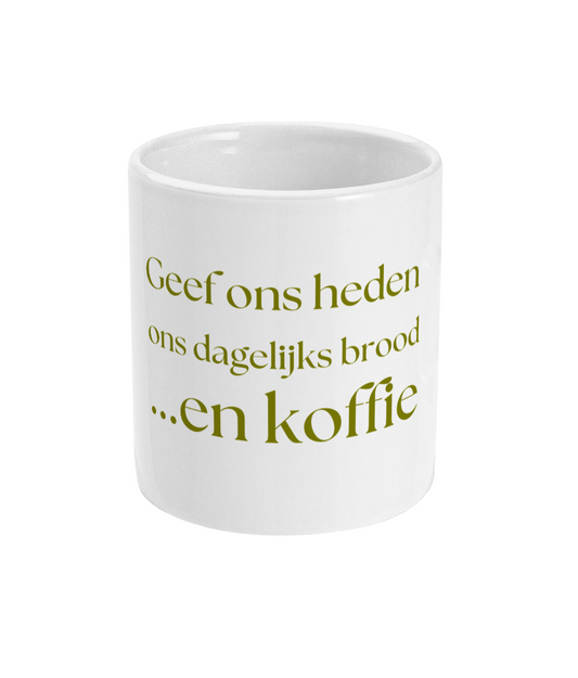 Geef ons heden ons dagelijks brood mok
