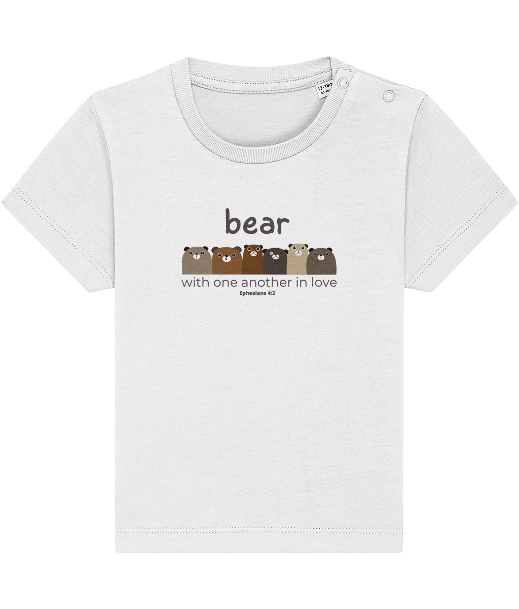 Bear with one another in love