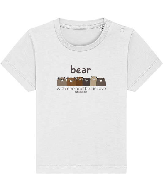 Bear with one another in love